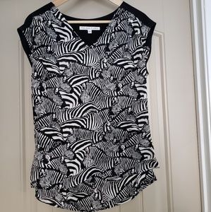 100% silk Trina Turk top